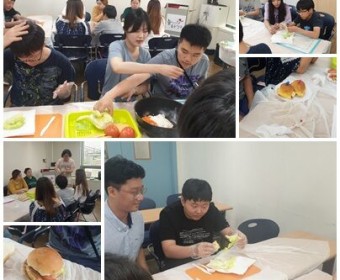 삼성전자 대학생 봉사단과 함께하는 요리교실
