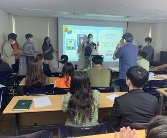 주간직원교육 실시(7월 상조회 행사, 신입직원 임명장 수여, 상반기 이용자소리함 공유, 상반기 직원윤리과업 평가)