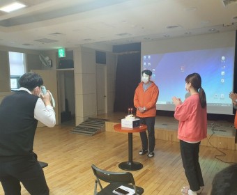 주간직원교육 진행(10월 상조회 행사, 소방 모의훈련 안내)