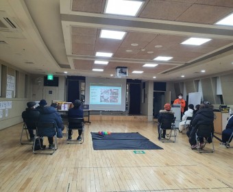 장애인 고립가구 지원사업 1차년 지역주민발굴단 3회차 간담회  및 설명절 놀이 진행