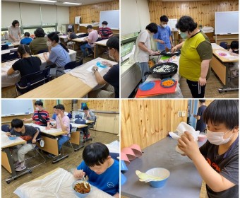 6월 요리교실, 친친봉사단 활동 진행
