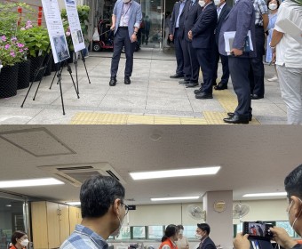 이성헌 서대문구청장 기관 방문