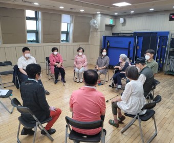 이웃사랑회 정기회의 및 생활체육 진행