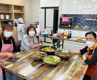 서로돌봄 시민옹호인 활동진행(가지볶음, 애호박볶음)