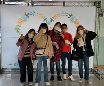보육도우미 마스터반 장애비장애 주민화합잔치에 참석했습니다.