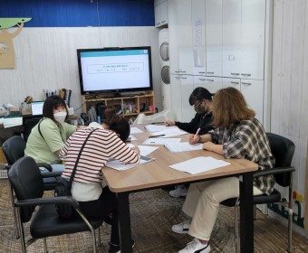 보육도우미 양성과정 취업준비교육 진행했습니다.