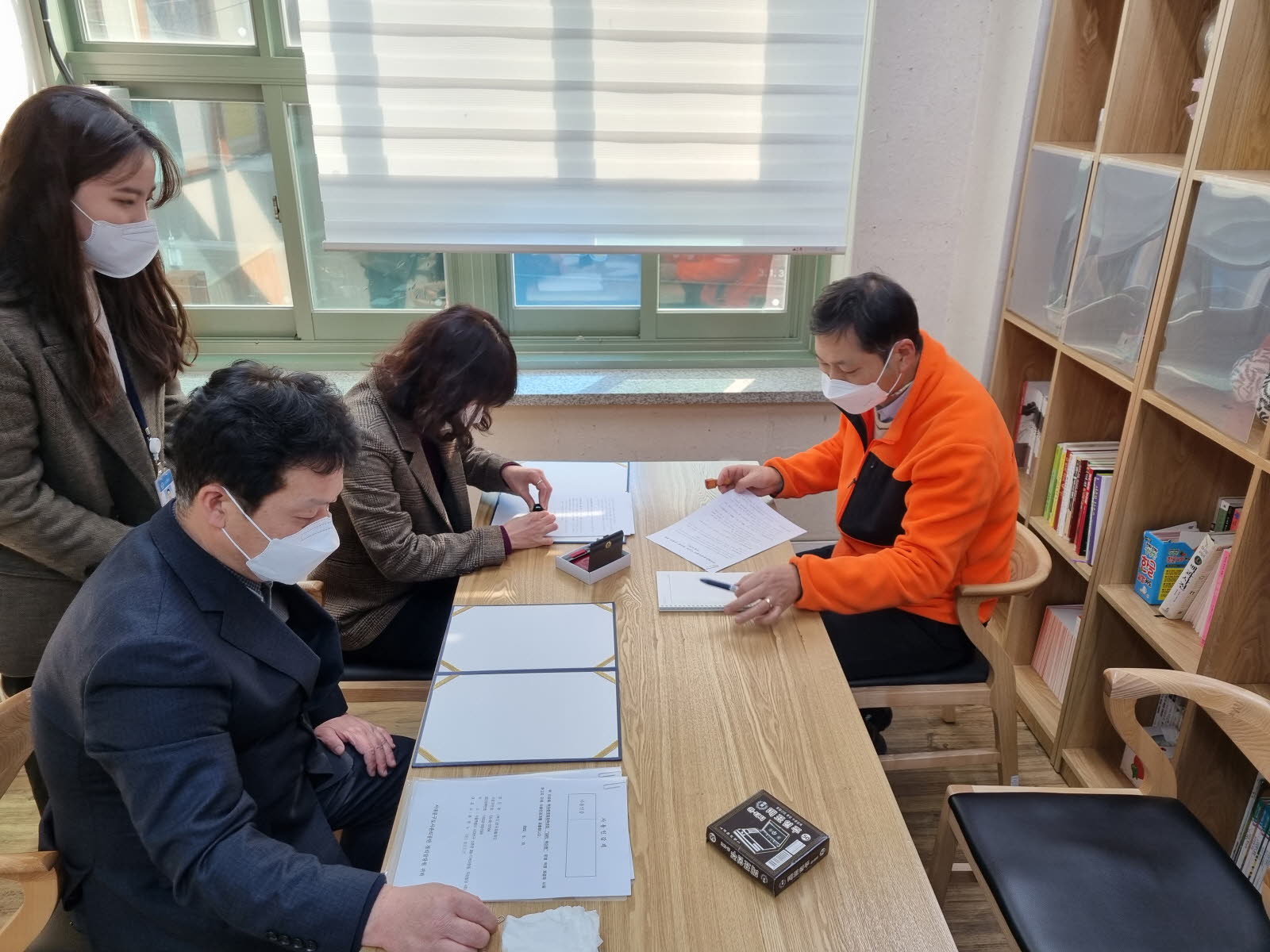 카페북아현 약정식 진행 카페북아현 약정식 진행