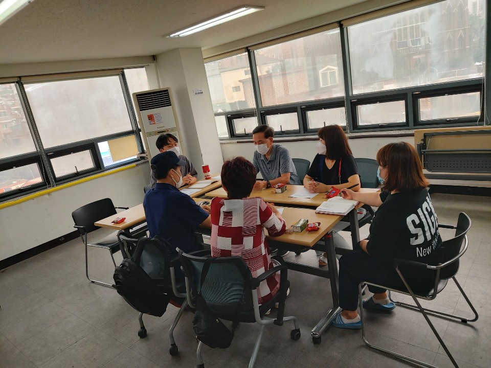2020년 야간순회방문서비스 돌보미 7월 모임 2020년 야간순회방문서비스 돌보미 7월 모임